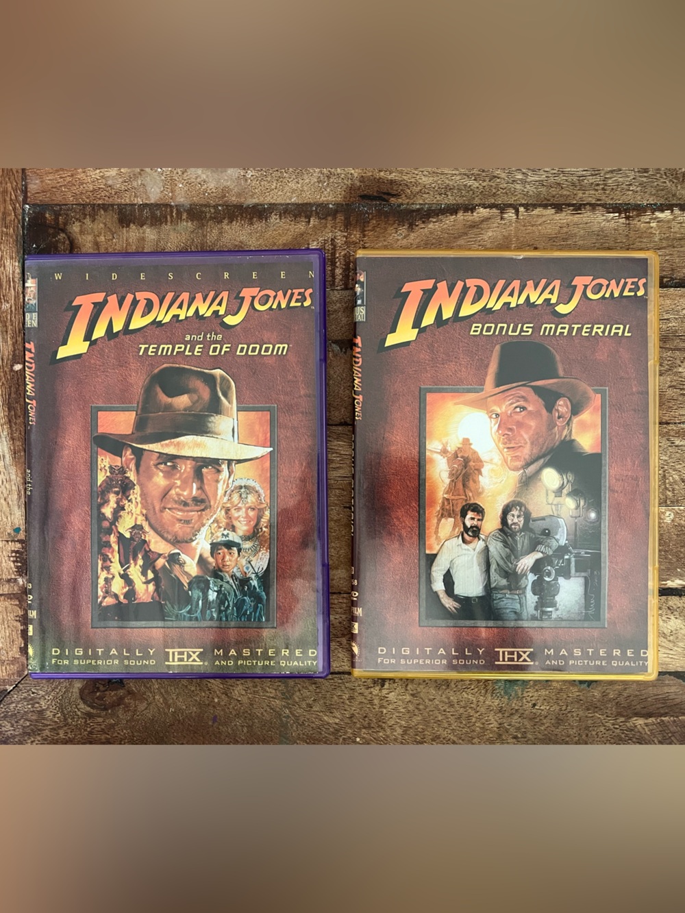Indiana Jones Temple of Doom DVD + Bonus Widescreen THX 2003 Lucasfilm Collector
